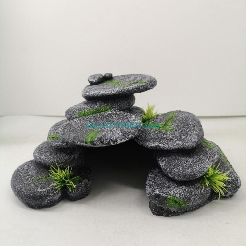 Aquarium Driftwood - R53F Akvaryumlar Taş Mağara Süslemeleri Balık