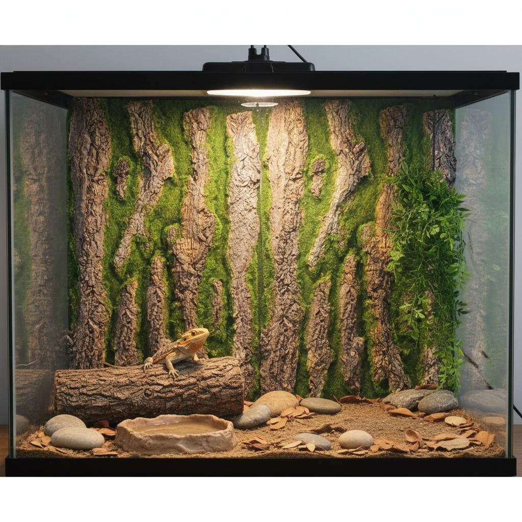 Aquarium Moss - 3D Akvaryum Arka Plan Panosu, Gerçekçi