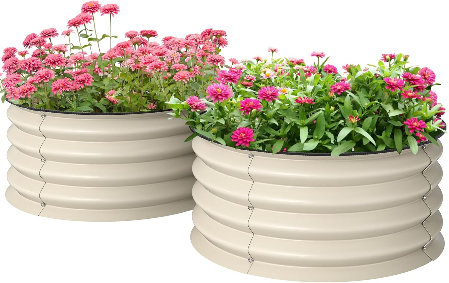 Planted Tank - Galvanizli Yükseltilmiş Bahçe Yatağı Seti (2'li),