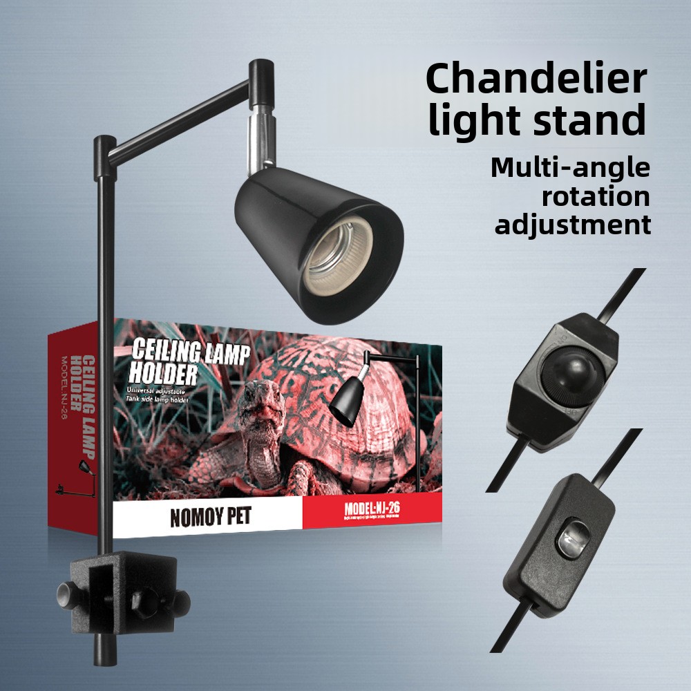Aquarium Plant Holder - NOMOY Ayarlanabilir Kelepçeli Sürüngen Lamba Standı