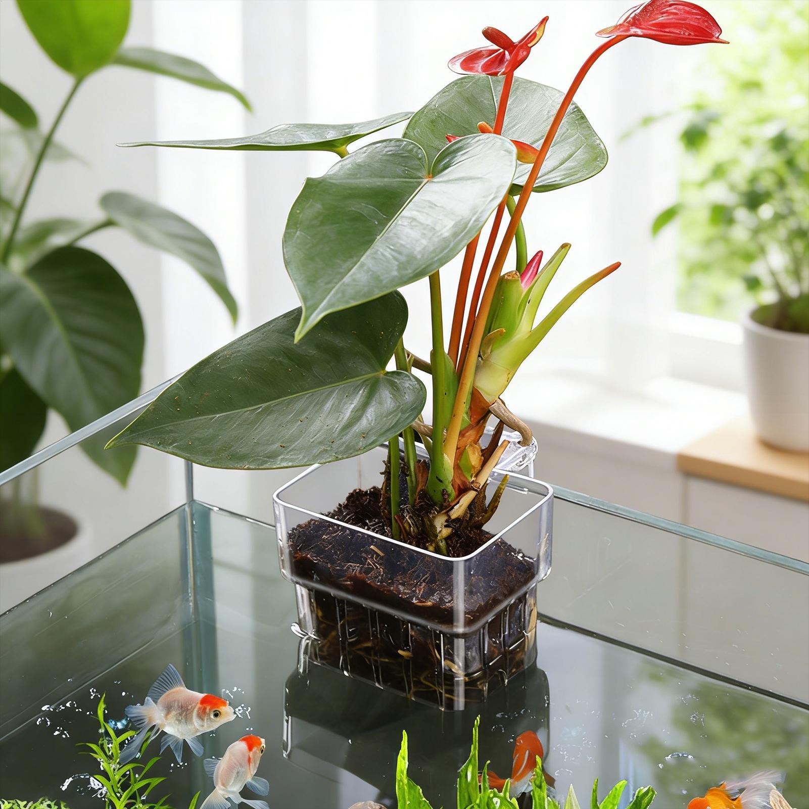 Şeffaf Asılabilir Akvaryum Bit - Aquarium Plants Live incelemesi ve fiyatı
