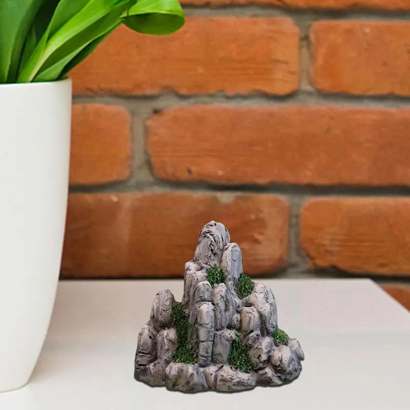 Mini dağ minyatür sahte taş ya - Aquarium Moss incelemesi ve fiyatı