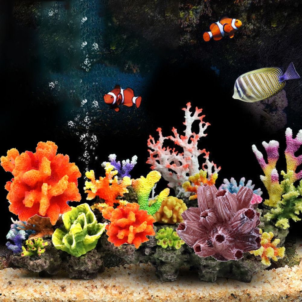 Renkli 1 PC Gerçekçi Yapay Sim - Aquarium Plant Substrate incelemesi ve fiyatı